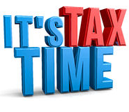 Tax Time. Isolate text abstra - Tax Clipart