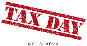 tax day Clipartby ajfi0/49; tax day red square grunge textured isolated stamp