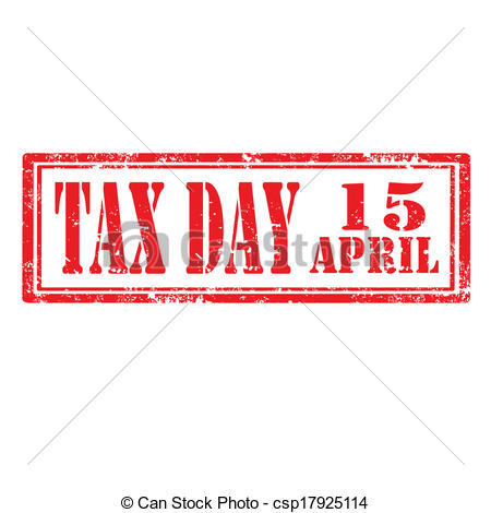 Tax Day-stamp - csp17925114