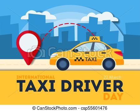 Taxi driver day. - csp55601476
