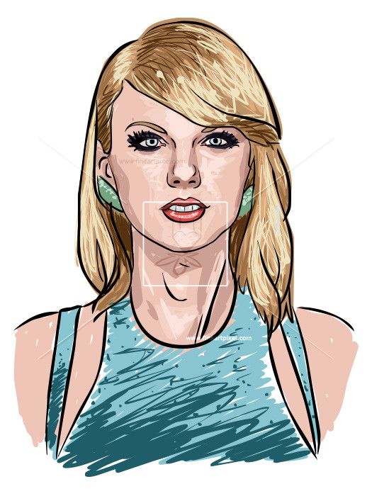 Taylor Swift Vinyl Decal