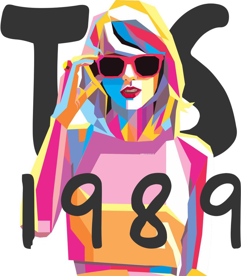 WPAP Taylor Swift 1989 by MadMota ClipartLook.com 