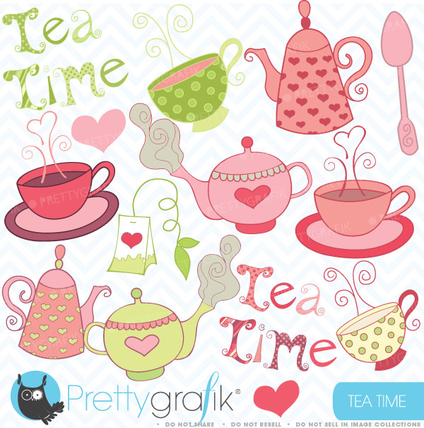 Tea Party Clipart Teapot Clip - Tea Party Images Clip Art