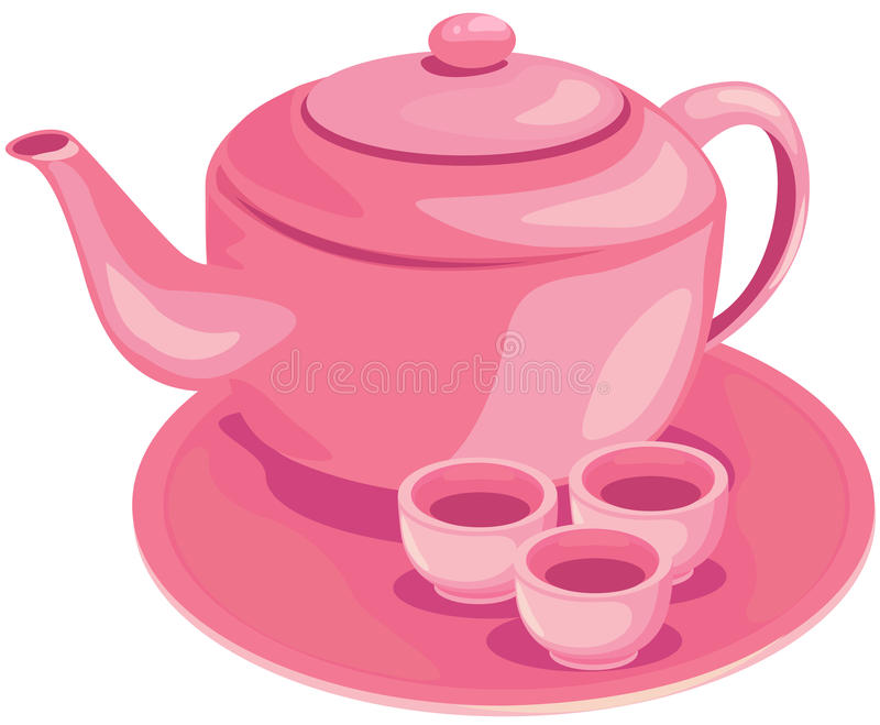 Bureau clipart: Tea set clipa