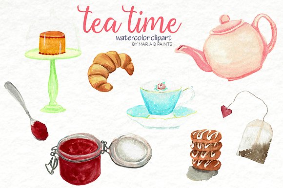 Tea Time Clipart-Clipartlook.com-580