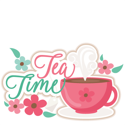 Tea Time Title SVG scrapbook cut file cute clipart files for silhouette  cricut pazzles free svgs free svg cuts cute cut files