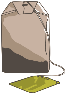 tea bag Stock Illustrationby 