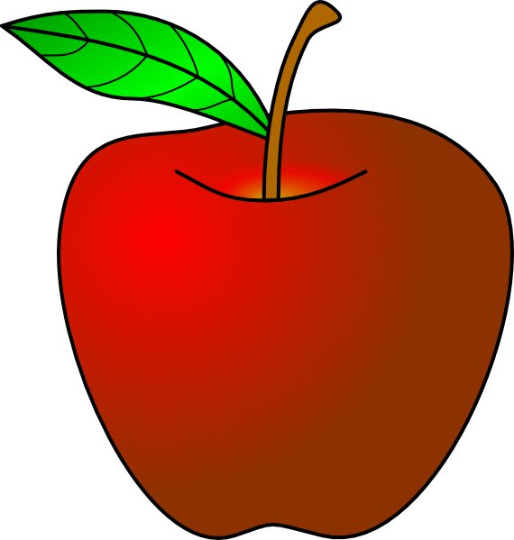 teacher apple clipart - Clipart Of Apple