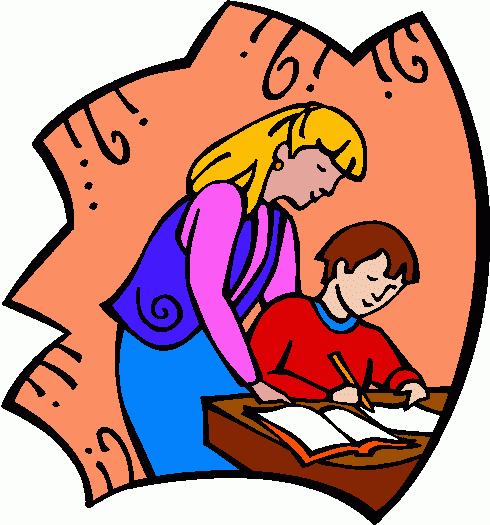 Teacher and Students Clipart