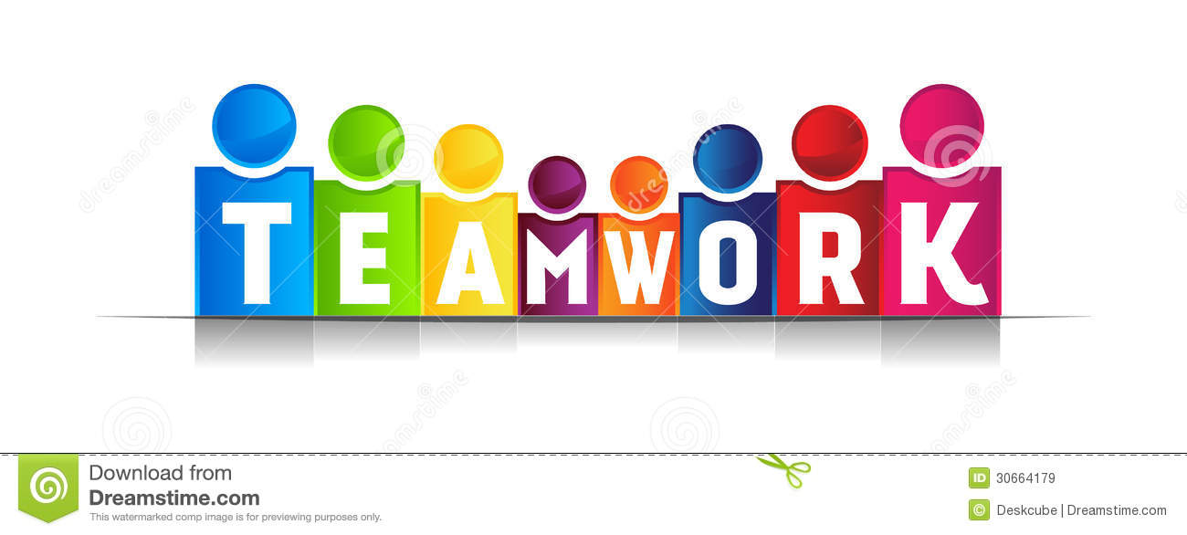 Teamwork concept word