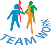 Teamwork u0026middot; Collaboration people join hands Teamwork