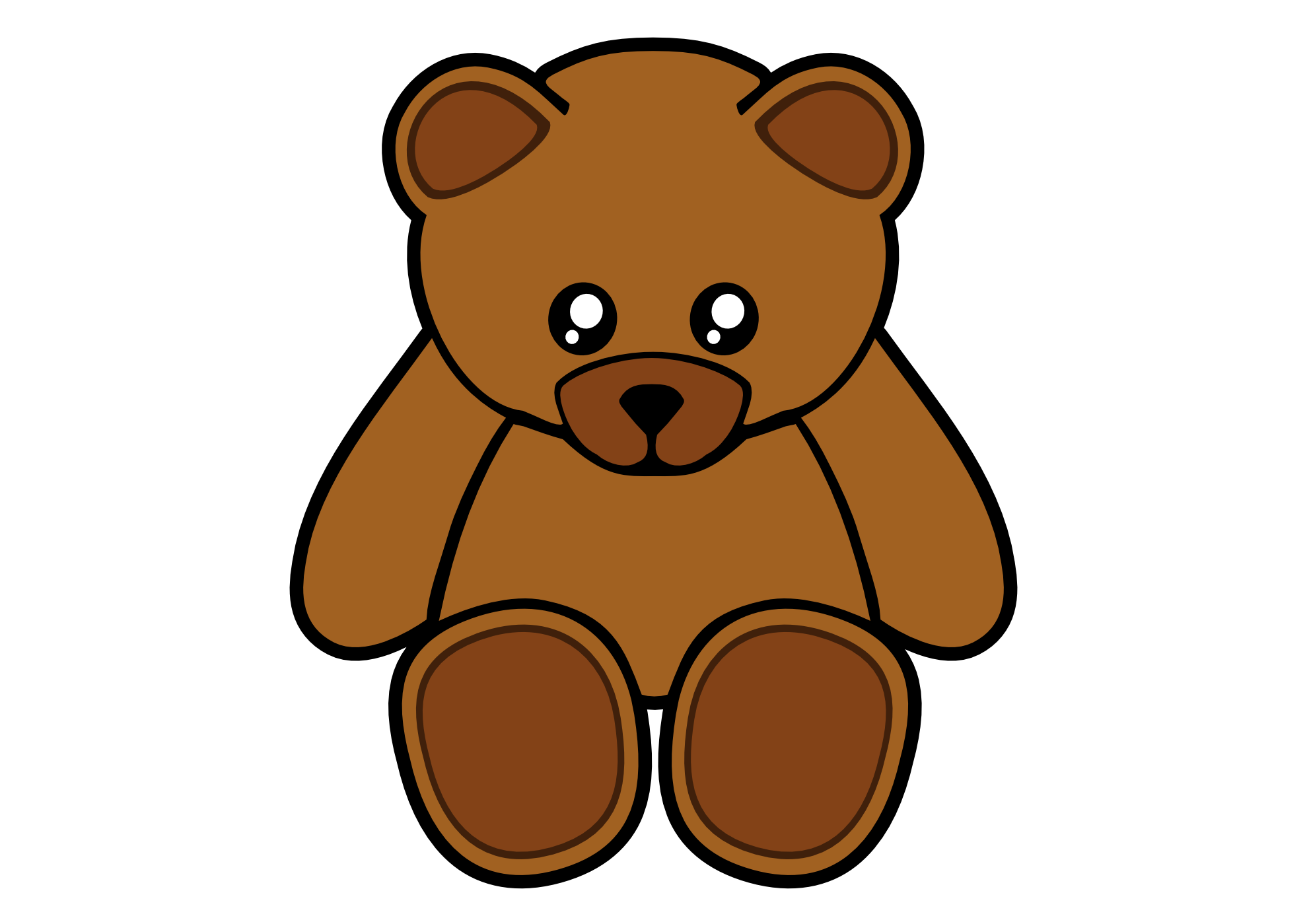 Teddy bear clip art on teddy  - Baby Bear Clipart