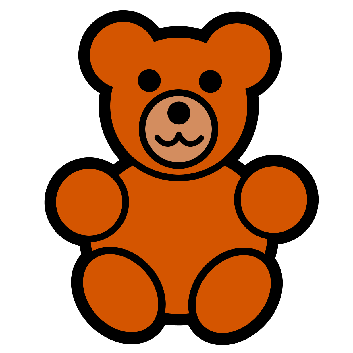 Big Cute Teddy Bears Free Cli