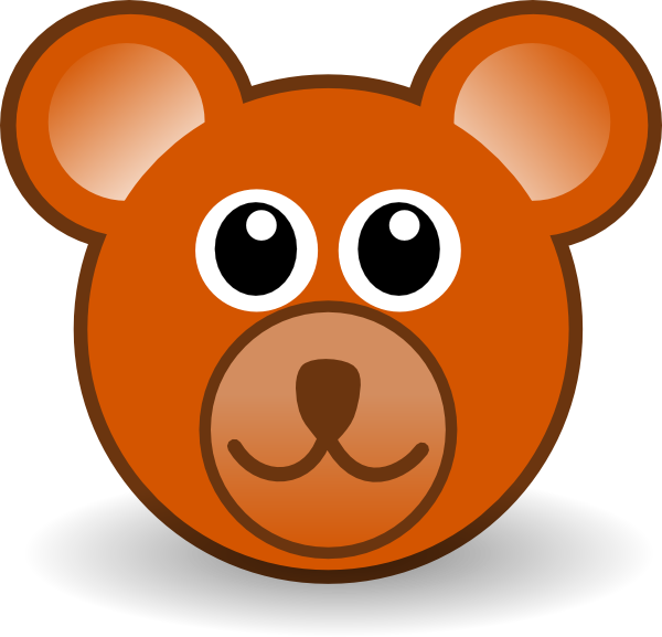 Teddy Bear Face Clip Art At Clker Com Vector Clip Art Online