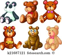 Teddy bear - Stuffed Animal Clipart