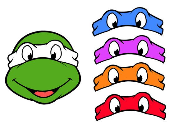 Teenage Mutant Ninja Turtles Free Printed Masks