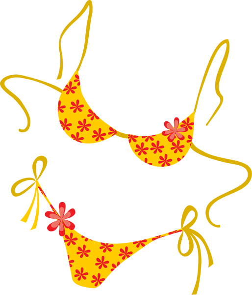Bikini Swimsuit Clipart #1