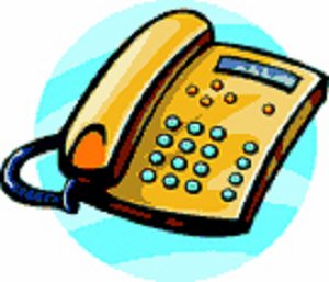 Telephone Clip Art - Clipart Telephone