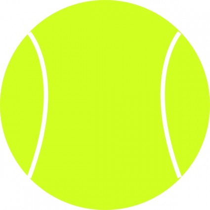 Tennis Ball Clip Art Free Vec - Tennis Ball Clip