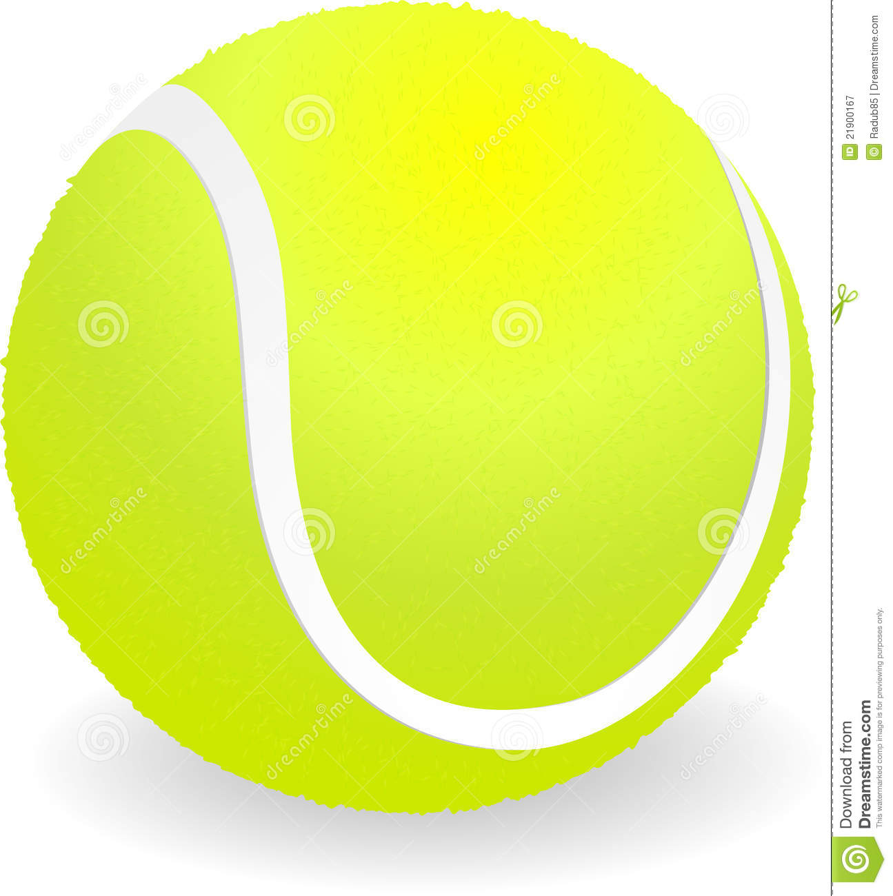 Tennis ball clip art at vecto