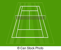 ... Tennis court - A simple grass tennis court