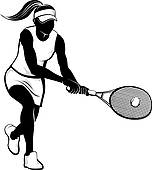 Tennis Player clipart and illustrations