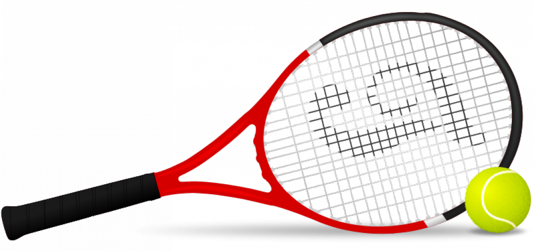 Tennis racket and ball vector - Tennis Racket Clip Art