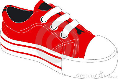 High heels red shoe clip art 