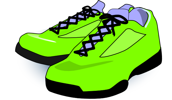 Tennis shoes clipart black and white free 2 2