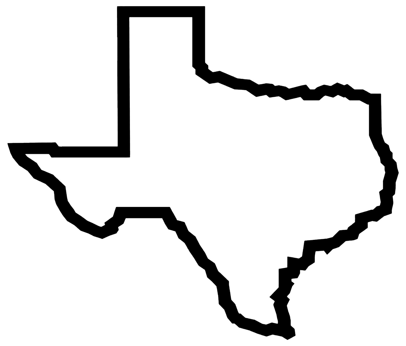 texas outline clipart - Texas Clip Art