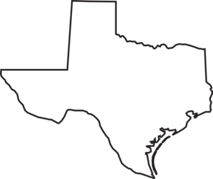 Texas outline clipart free .