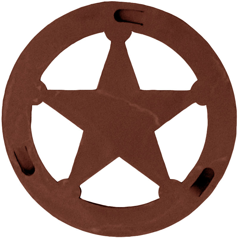 Texas Star Round Trivet By Ir - Texas Star Clip Art