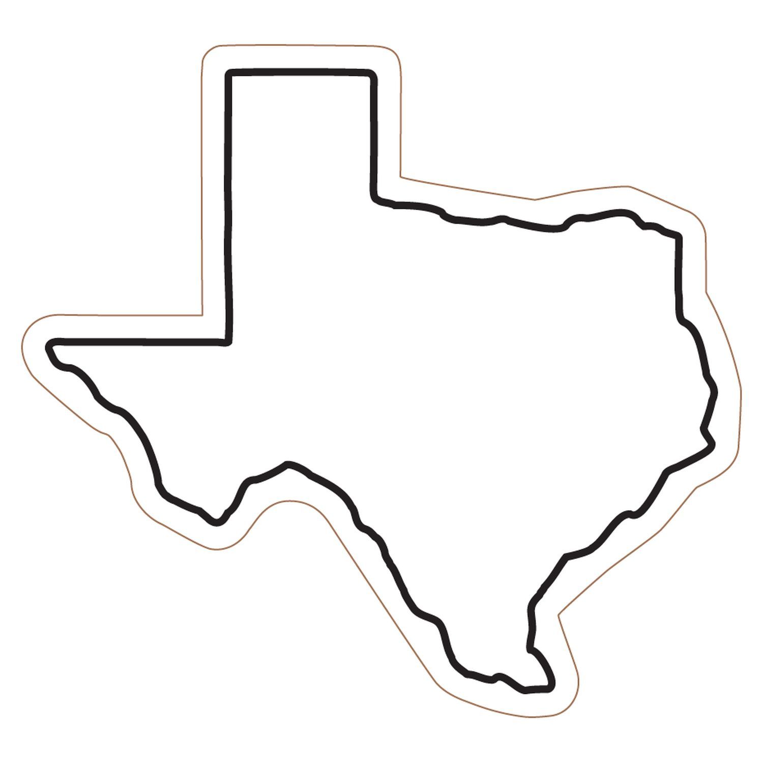 Texas State Clip Art. Outline .