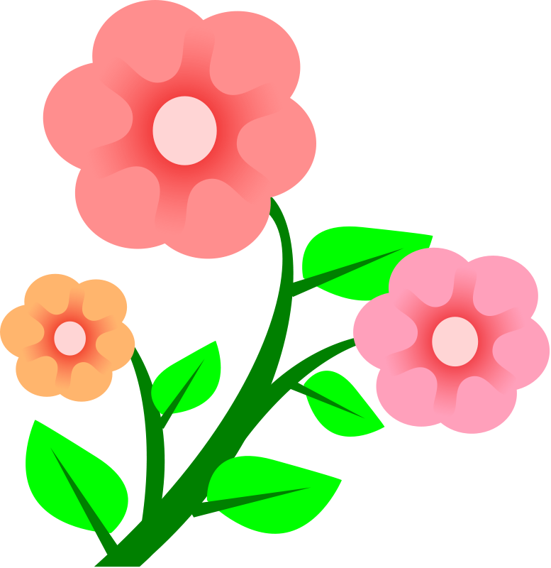 thank you flowers clipart