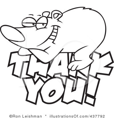 thank you clipart - Thank You Clipart Black And White