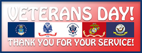 Happy happy veterans day 5 .