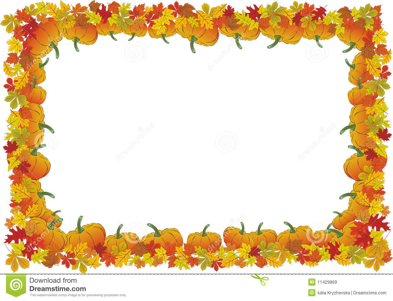 Thanksgiving Clip Art Frame R
