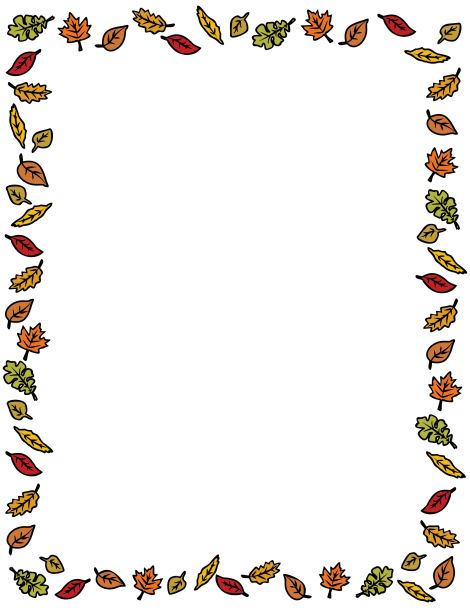 Thanksgiving borders clipart - Thanksgiving Borders Clip Art Free