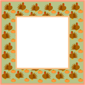 Thanksgiving Clip Art Border  - Free Thanksgiving Clip Art Borders