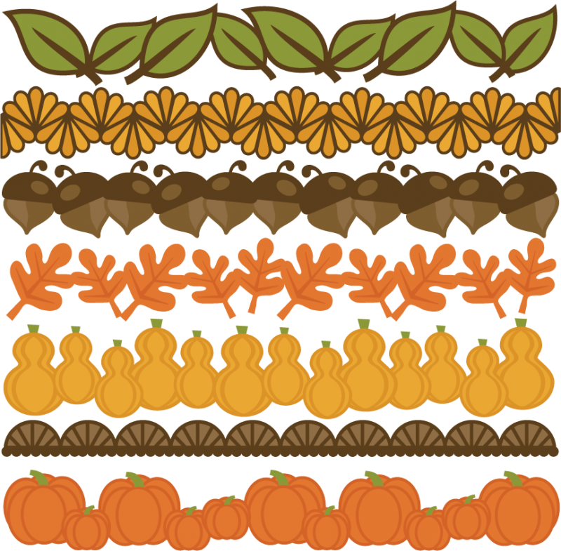Free Thanksgiving Borders and