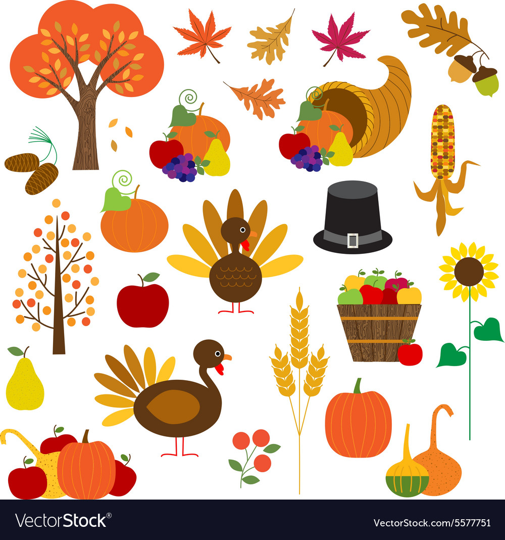Thanksgiving clipart vector image