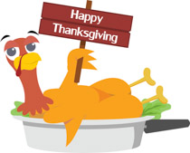 Thanksgiving turkey day clipart. Size: 113 Kb