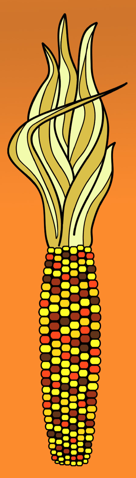 Thanksgiving corn clipart 2 - Indian Corn Clipart