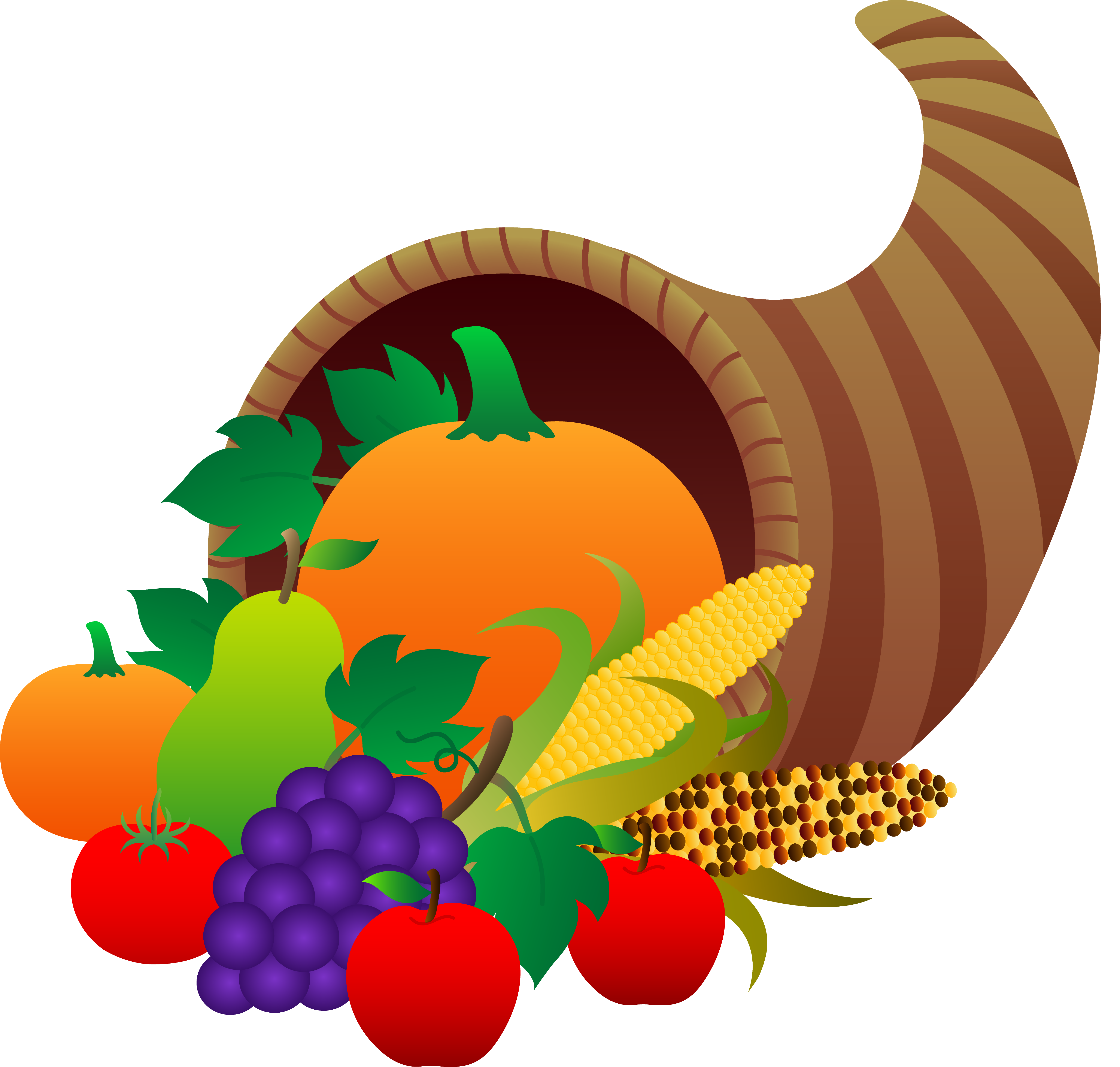 Thanksgiving Cornucopia - Fre - Harvest Clip Art