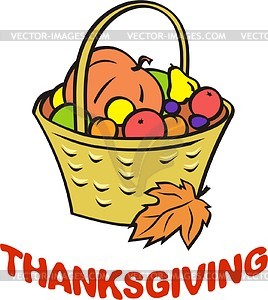 Thanksgiving Day - vector clip .