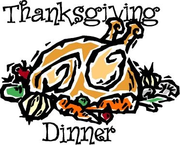 Thanksgiving Dinner Clip Art . .