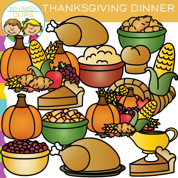 Thanksgiving dinner clipart 3 - Thanksgiving Dinner Clipart