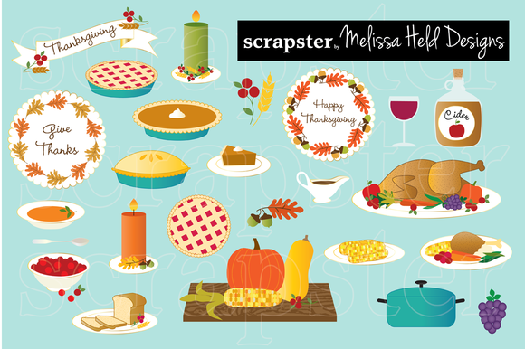 Thanksgiving Food Clipart Tha