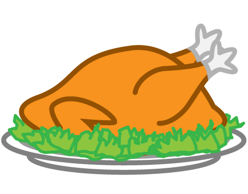 Thanksgiving Turkey Clip Art - Cooked Turkey Clipart