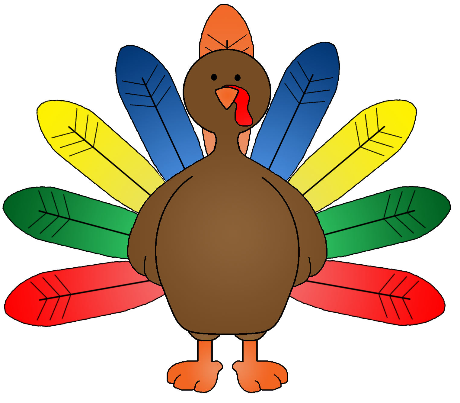 Thanksgiving Turkey Clip Art - Turkey Clipart Images